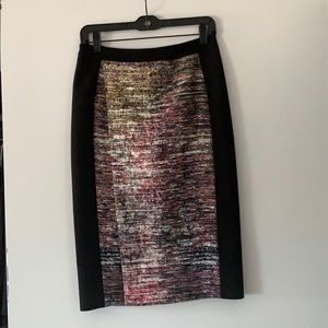 BCBG Muti Colored Pencil Skirt